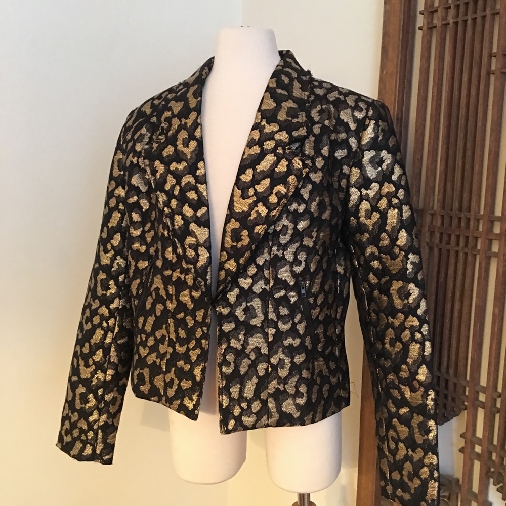 Alberto Makali Animal Print Jacket, M